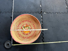 ANTICA CESTA SARDA MEDIA  SA CORBULA - CROBI (DIAM 50 CM) FATTA A MANO. 