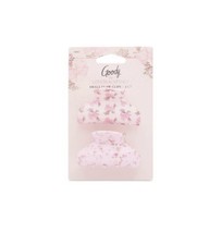 New Goody X Love Shack Fancy Small Claw Clips 2 Pack - Rosa Beaux  English Ivy
