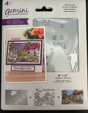 Crafter's Companion Scenic Village Die and Stamp Set New in Unopened Package