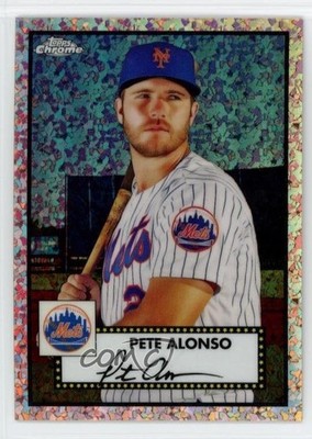 2021 Topps Chrome Platinum Anniversary /75 Pete Alonso #143 19yv