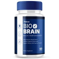 Bio Brain Nootropic All Natural Formula Brain Supplement (60 Capsules)