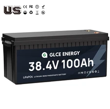 36V 100Ah Lithium Golf Cart Battery with 100A BMS Golf Cart Trolling Motor RV