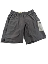 Bonobos Swim Shorts Mens M Black Mesh Lined Drawstring Zip Pocket 9 Inseam