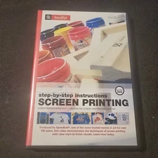 Screen Printing DVD Speedball Instructions Made Easy Create & Print Art Tools