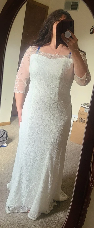 Vestido de novia TALLA GRANDE PERSONALIZADO Foto 2 de 4