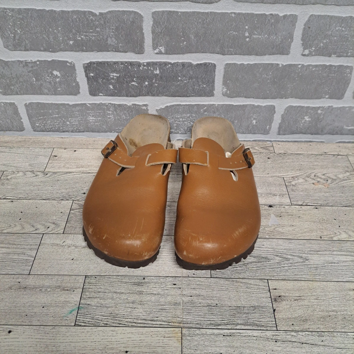 Birkenstock Unisex Duma Brown Leather Slip-On Loafers Size EU 38 Reg US W7 M5 Birkenstock Casual Loafers & Slip-On for Men for sale | eBay main image 2