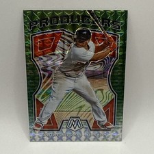 2021 Panini Mosaic - Producers Green Mosaic #P3 Rafael Devers MLB Boston