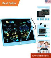 Bunte Lcd Schreibtafel Kinder 16 Zoll, Maltafel Zaubertafel Digital Zeichnen ...