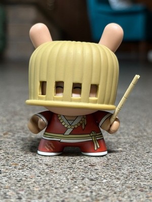 Kidrobot Dunny 2011 Gold Life series Wayward Monk figure by Huck Gee 3 inch