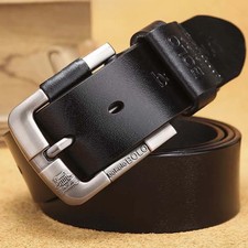 Belts for Men Belt Alloy Pin Buckle Men's Waist Straps for Jeans Belt
