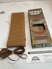 Vintage Sport-grip 500 Steering Wheel Cover Tan Lace On 14-16 58-045qt Vintage Sport-grip 500 Steering Wheel Cover Tan Lace On 14-16 58-045qt