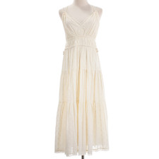 Ulla Johnson NWT Freya Sleeveless Midi Dress Size 6 in Pristine Ivory