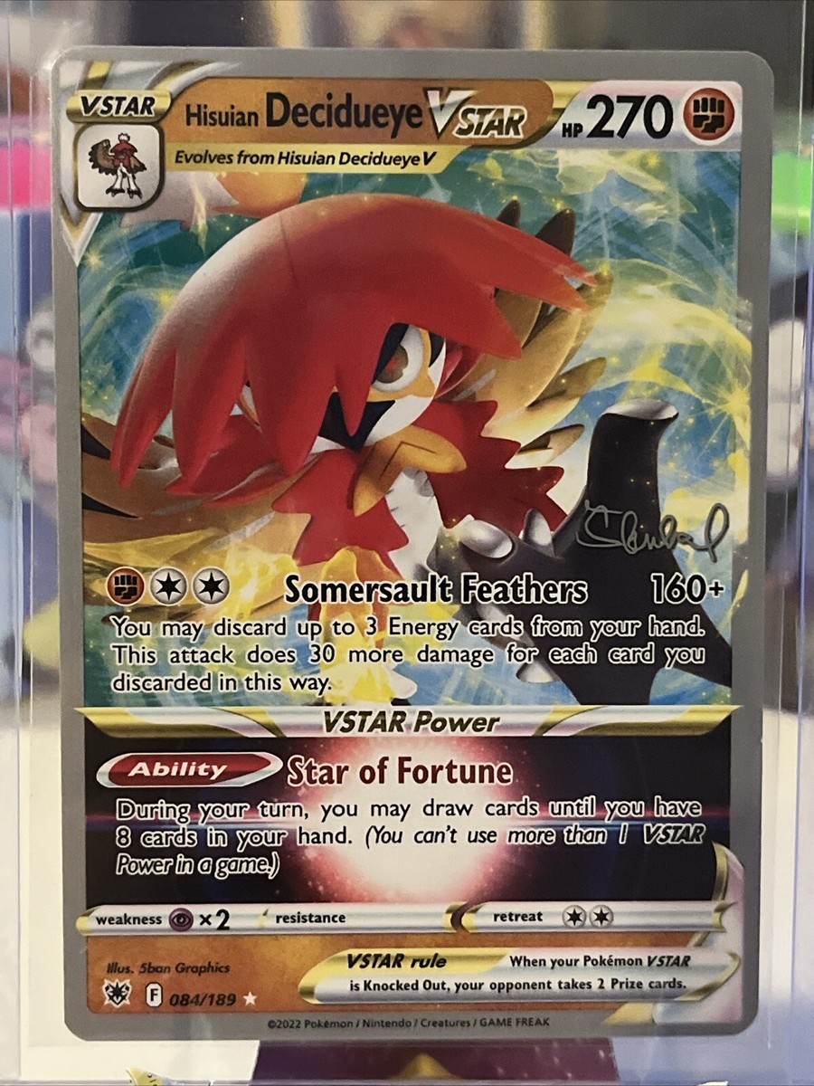 Pokémon TCG Hisuian Decidueye VSTAR World Championship Deck