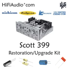 Scott 399 receiver tuner filter capacitor restoration repair rebuild kit
