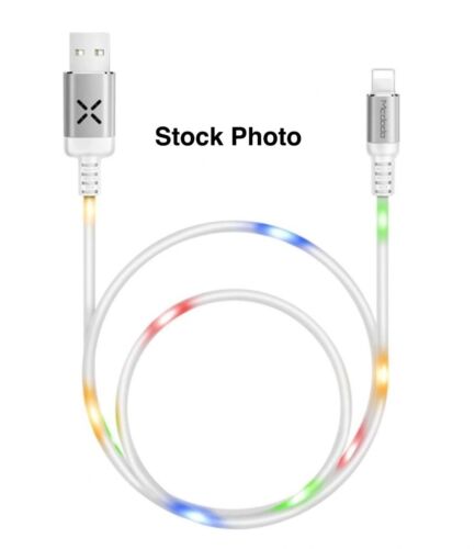 Mcdodo CA-5840 Serie X iPhone IOS LED Control de voz 8 pines a cable USB, 1M/3 FT - Imagen 1 de 10