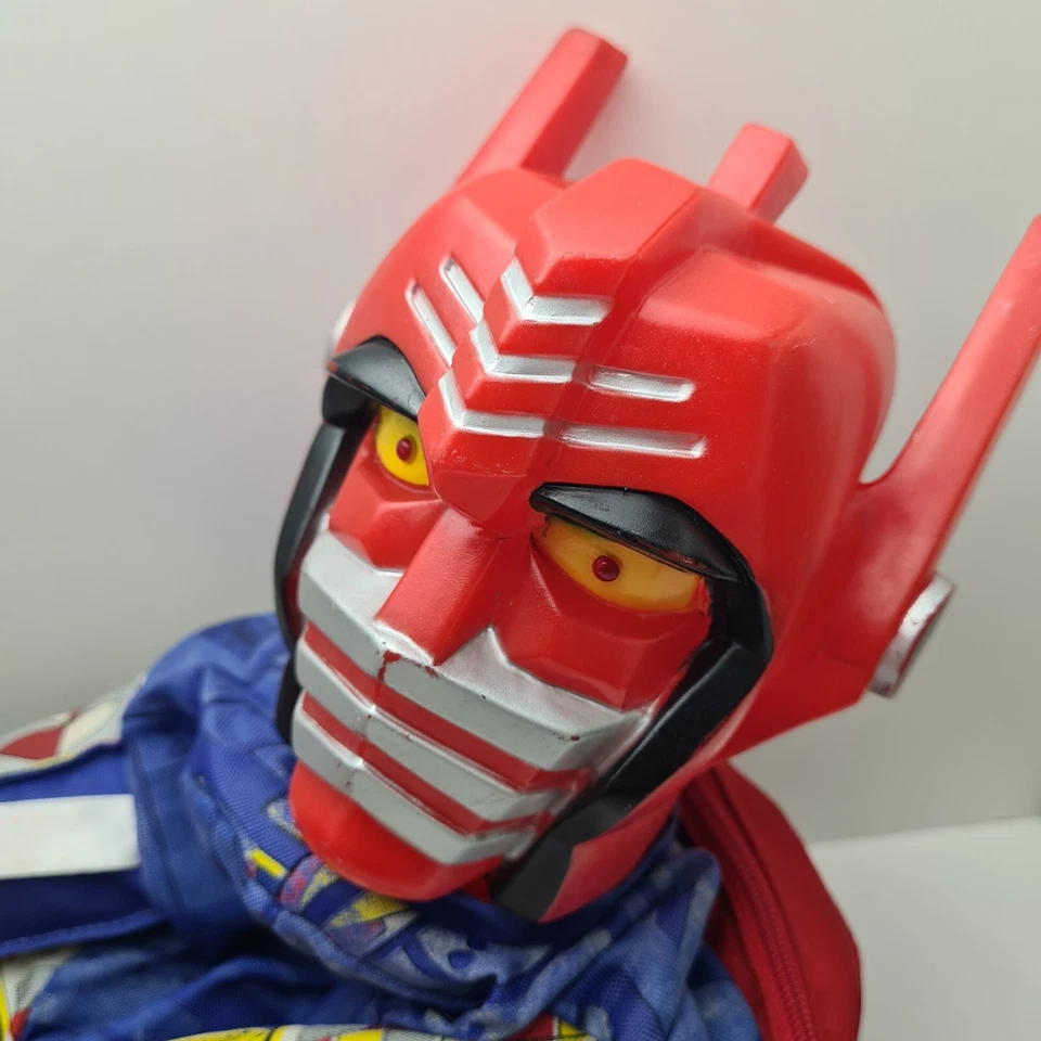 Vintage Hug A Tron Figure Transformers Voltron Backpack Rucksack 1986 80s Rare - Image 2 of 4