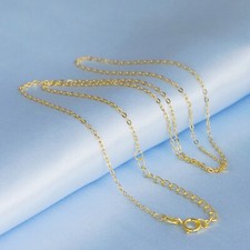 Collana Oro Giallo 9 Carati CARISSIMA – Catena Belcher Con Ovale Forato 2,6 Mm – Lunghezza 46 Cm - 3
