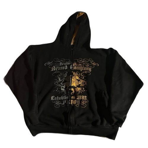 Vintage Y2K Paco Jeans Zip Up Jacket Hooded Grunge Jesse Pinkman Size Large