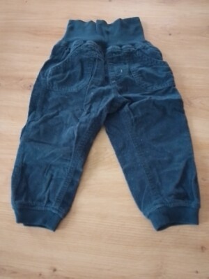 Hose Jogger Cord schwarz Größe 80 lupilu Jungen guter Zustand