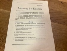 Einfuhrbeschr&auml;nkungen CSSR Tschechien 1988 Zollbestimmungen Reisehinweise