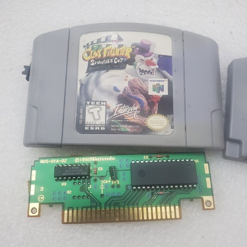 ClayFighter The Sculptor's Cut Nintendo 64 N64 Cart BLOCKBUSTER