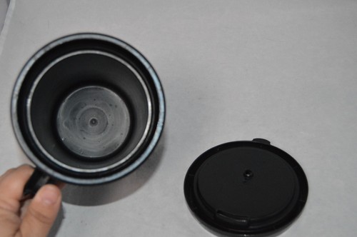 Tazza da caffè Lamberts Aladdin isolata nera - Foto 3 di 4