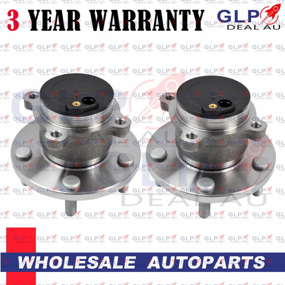 2PCS Rear Wheel Bearing Hub With ABS For 2003-2014 Mazda 3 BK BL Inc MPS & SP23 - image 2 of 4
