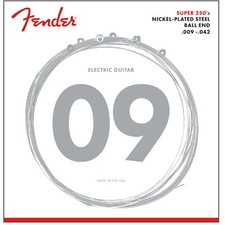 Fender 250L Super 250's Nickel-Plated Steel Electric Guitar Strings, Light