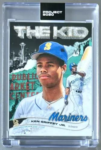 TOPPS PROJECT 2020 #347 KEN GRIFFEY, JR by BEN BALLER 1989 MARINERS ** FREE SHIP