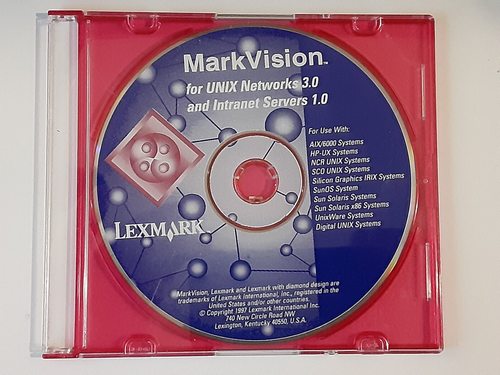 MarkVision CD for UNIX Networks 3.0 Intranet Servers 1.0 Sun SPARC ...