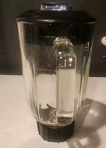 Black & Decker Blender Glass Pitcher Jar 6 cup 48 oz Carafe with Lid and Blades - Picture 4 of 10