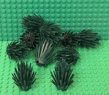 Lego 10 Dark Green Bush Plants / City / Friends Mini Figures Prickly Bushes