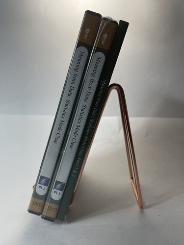 Meaning from Data: Statistics Made Clear-DVD's and Guidebook- New - 第 3/4 張圖片