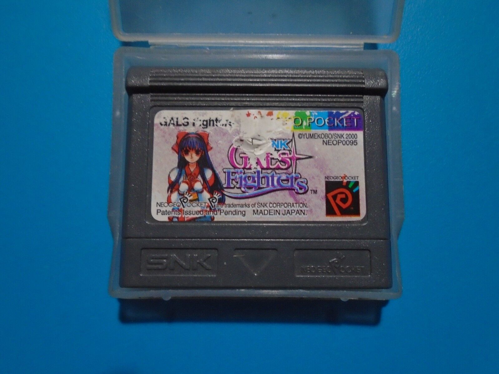SNK Gals Fighters Neo-Geo Pocket Color 2000 Authentic Tested SNK Protective Case