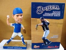 2009 Jason Kendall SGA Retro Milwaukee Brewers Bobblehead NIB