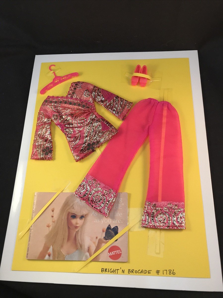 BRIGHT'N BROCADE #1786 VINTAGE BARBIE OUTFIT~ MINT & COMPLETE