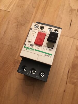 Schneider Electric GV2ME10 Motor Circuit Breaker 4-6.3 Amp Made in France