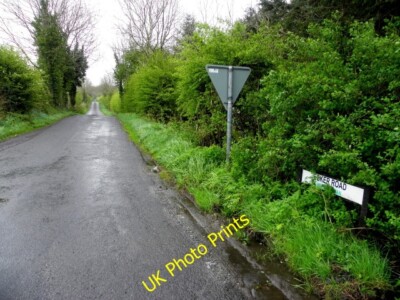 Photo 6x4 Esker Road, Meenagowan Fairy Hill/H3363 Heading ENE c2015
