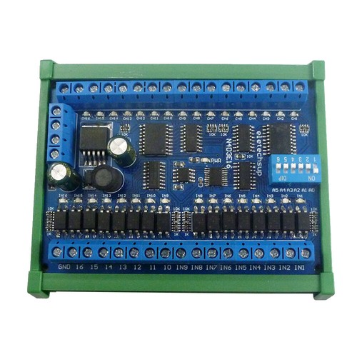 16DI-16DO DC 12V 24V RS485 IO Port Remote Control Module Modbus RTU Switch - Picture 9 of 14