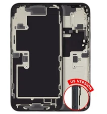 Mid-Frame Housing With Power And Volume Button iPhone 16 Pro Max Black Titanium