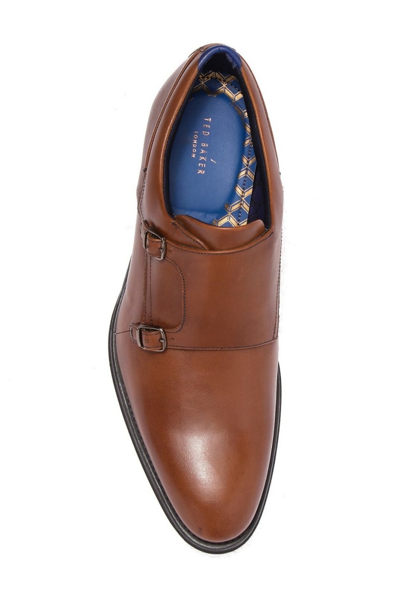 Ted Baker London Cathon Double Monk Strap Loafer Tan Size  display picture 1