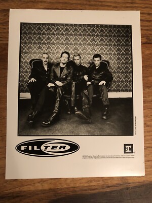 Filter Music Group Vintage 8x10 PRESS PHOTO #2