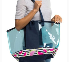 Thirty One In the Clear Tote in Slice of Summer NIP, great for the boat/beach