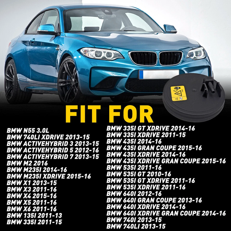 Cubierta de válvula PCV para BMW X1 X3 X5 X6 xDrive35i 335i 435i 535i N55 11127570292 EE. UU. Foto 2 de 4