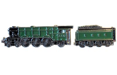 Gresley Class A3 Steam Train Loco Locomotive Flying Scotsman Metal Enamel Badge