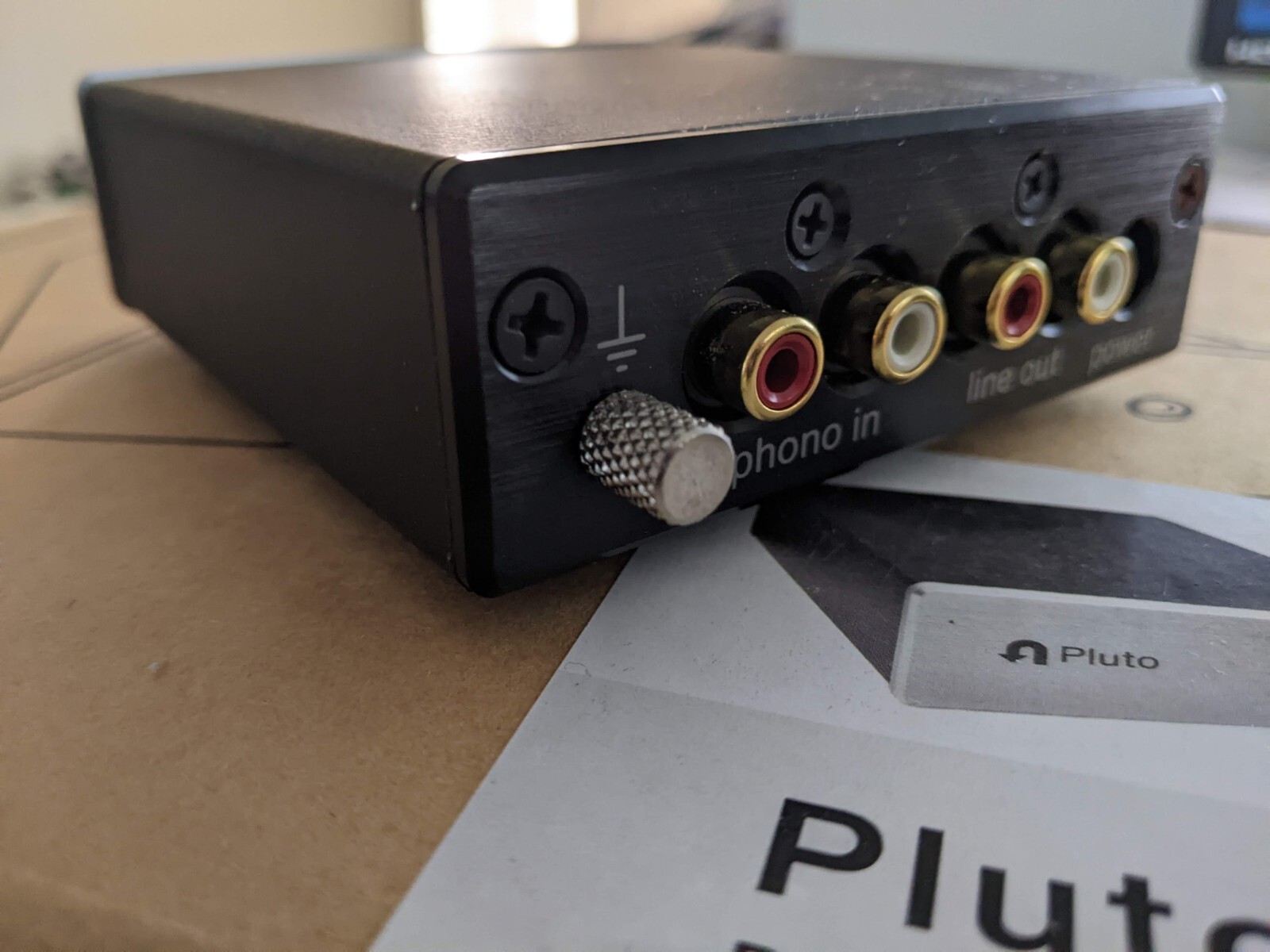 UTurn Audio Pluto 2 MM Phono Preamp Natural Aluminum org box