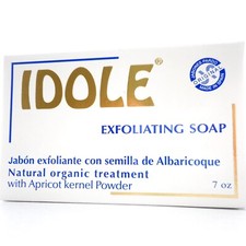 Idole Exfoliating Large Bar Soap with Apricot Seed Natural Organic Treatment 7oz