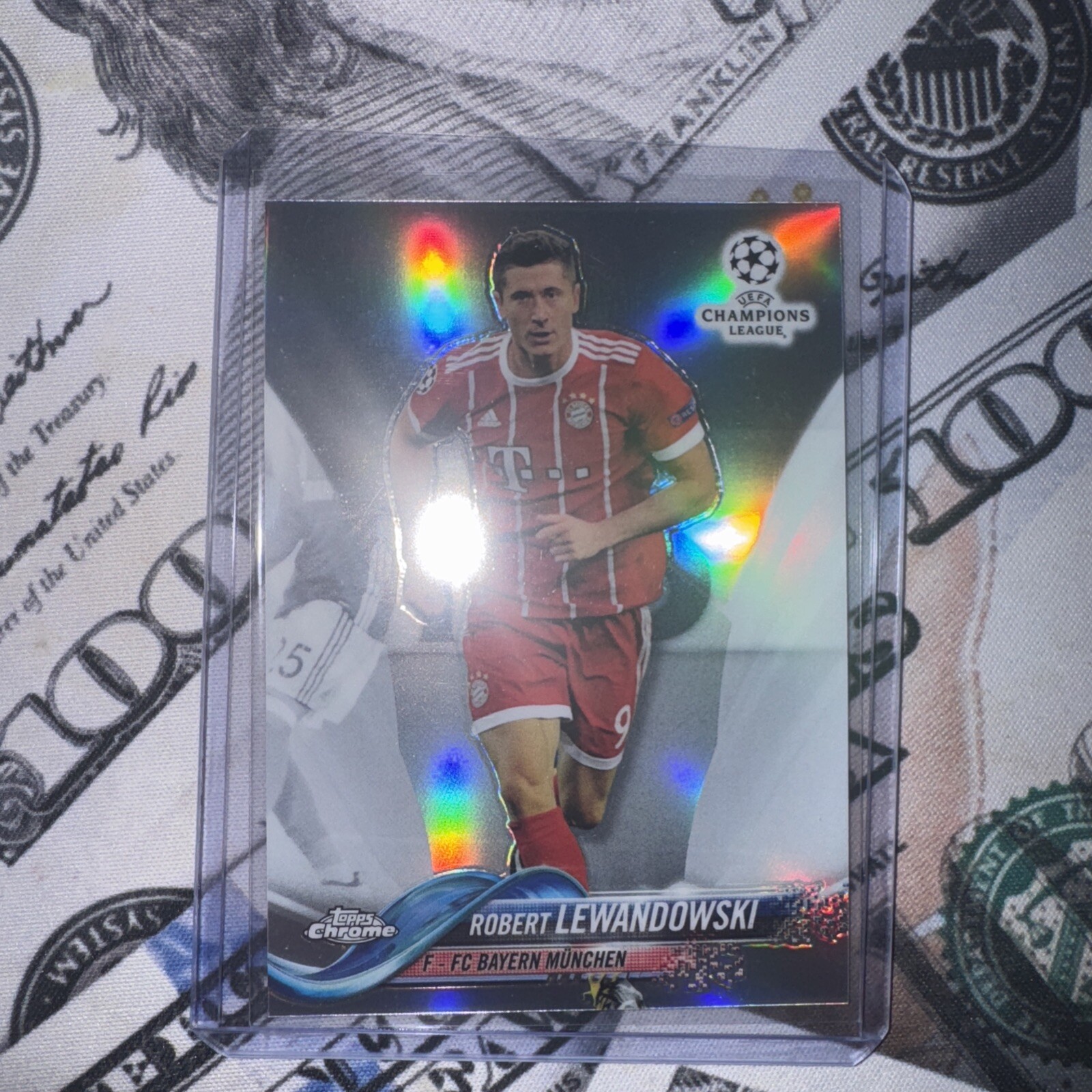 2017-18 Topps Chrome UCL - #78 Robert Lewandowski