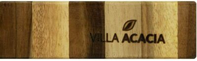 Villa Acacia Extra Large Butcher Block - 24x18 Inch, 2'' Thick Wooden Cutting Boa