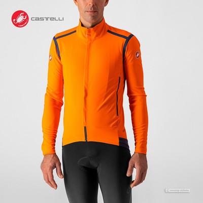 Castelli Perfetto Ros Long Sleeve Jacket - S - Orange